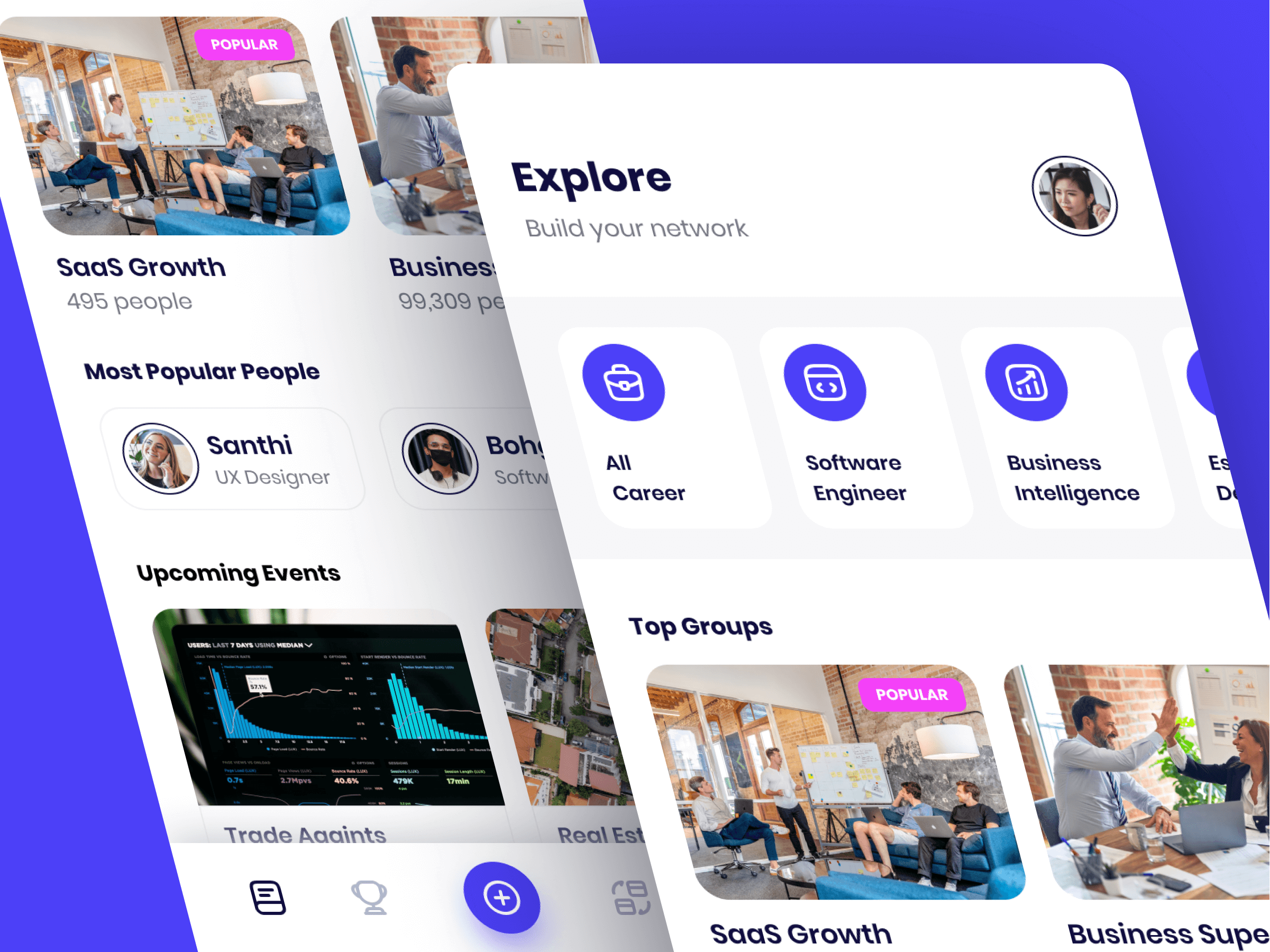 Download Explore Page Find Working Friends Mobile App Design Shayna Kit